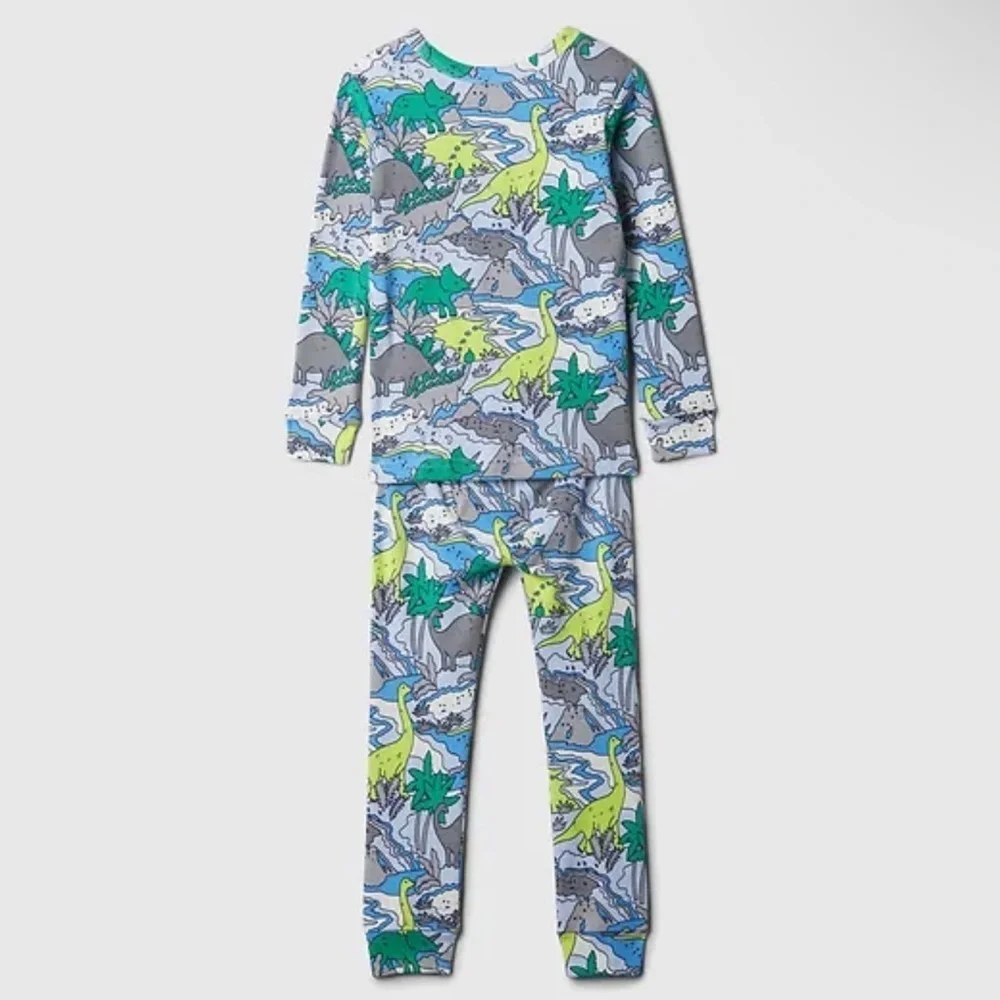 GAP Dinosaur Pajama Set - Blue and Green